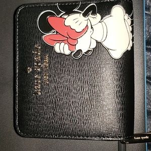 Disney X Kate Spade New York Minnie Mouse Zip Around Wallet
